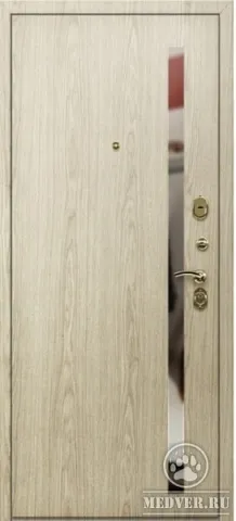 Декоративная входная дверь с зеркалом-160