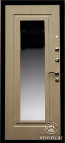 Стальная дверь с зеркалом-8