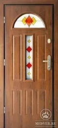 Декоративная витражная дверь-23