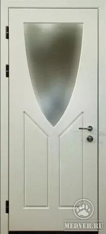 Декоративная входная дверь с зеркалом-5