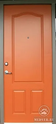 Металлическая дверь из массива сосны-24