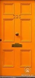 Желтая входная дверь - 10